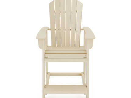 Adirondack Style Counter Chair Stylish HDPE Poly Lumber For Dining, Patio, And Garden Comfort