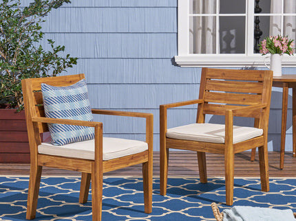 Outdoor Elegant Design Dining Chair (Set of 2)