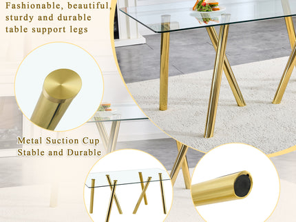 Dining Table With Transparent Surface