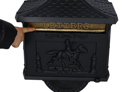 Cast Aluminum Mail Box, Postal Box, Mailbox
