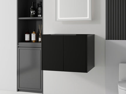 Floating Bathroom Vanity Cabinet With Soft Close Double Doors, Spacious Interior Storage, Wall Mounted, Cabinet Only