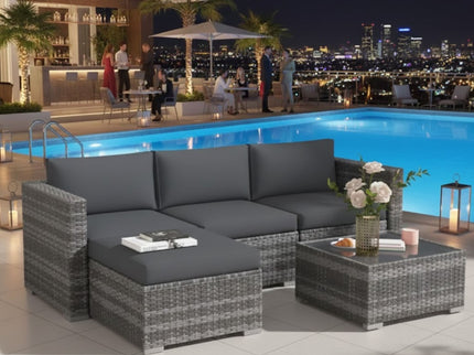 Modern Patio Set With Coffee Table