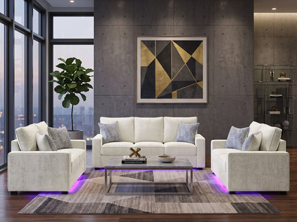 Rita - Living Room Set With LED