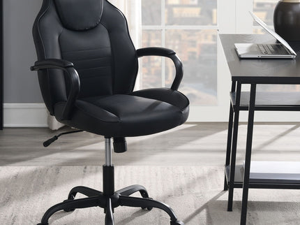 Gaming And Office Chair With Padded Arms, Adjustable Height
