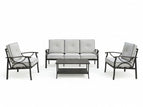 Gray / 4 Pc. Sofa, 2 Chairs, Coffee Table