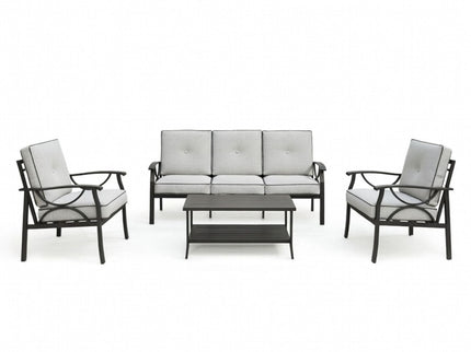Patio Furniture Set With Coffee Table And Cushions For Backyard