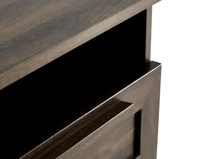 Broxon - Rustic Drawer Nightstand