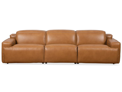 Urbana - Triple Power Recliner Sofa - Tan
