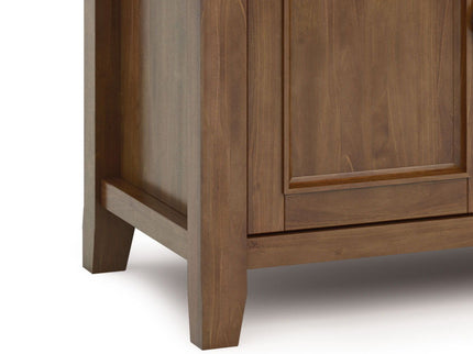 Amherst - TV Media Stand - Medium Saddle Brown