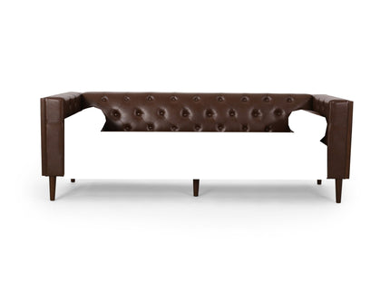 Contemporary 3 Seater Sofa With Tufted Design