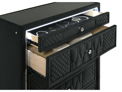 Mika - 5 Drawer LED Chest