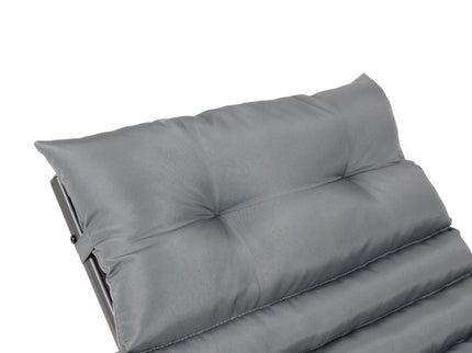 2 Piece Outdoor Chaise Lounge Chair Cushion Set