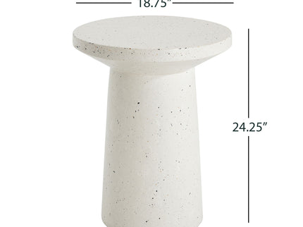 Terrazzo - Outdoor Side Table - White