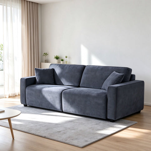 2 Seater Pull Out Sofa Bed, Modern Convertible Sleeper