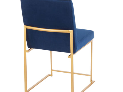 Fuji - Contemporary Stylish Frame, High Back Dining Chair (Set of 2)