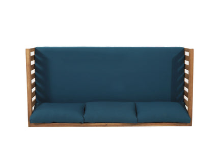 Claremont - 3 Seater Daybed Teak Acacia Wood Water Resistant Cushions