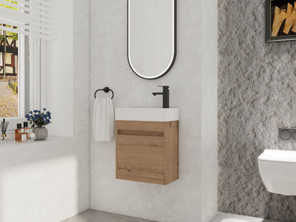 Sink Floating Bathroom Vanity With Soft Close Cabinet Door