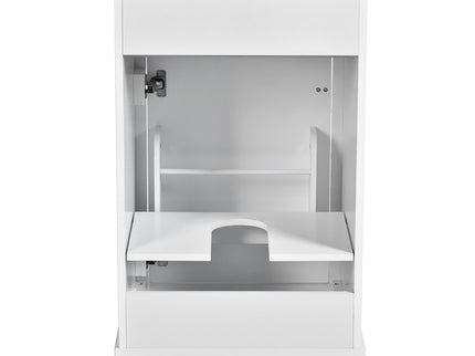 Elegant Bathroom Vanity With Ceramic Sink, Soft Close Door, Adjustable Shelf