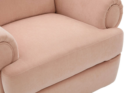 Manual Swivel Recliner Rocker Chair With Adjustable Backrest