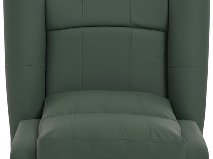 Manual Recliner Chair With 270 Degree Swivel, Massage & Heating, Dual Reclining Positions