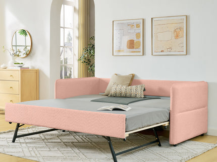 Upholstered Daybed With Pop Up Trundle