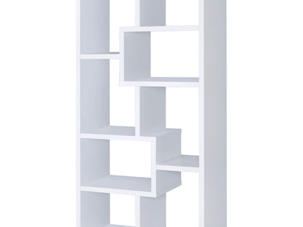 8 Shelf Geometric Bookcase