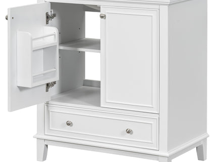 Modern Bathroom Vanity With Sink Combo, Multi Functional Cabinet With Doors And Drawer