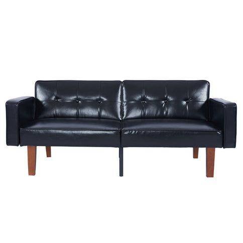 3 Position Split Back Futon Sofa Bed For Living Room