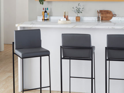 Fuji - Contemporary High Back Barstool Elegant Design