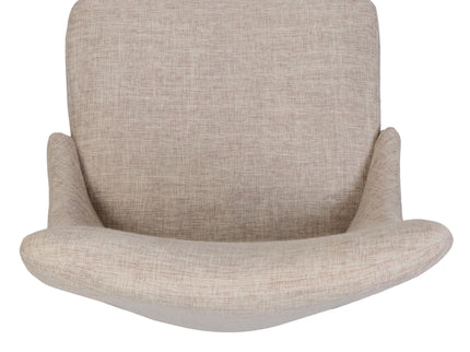 Mid Century Modern Fabric Armless Dining Chair