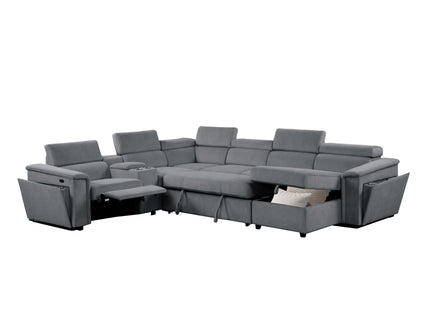 Harvey - Power Recliner Sleeper Sectional