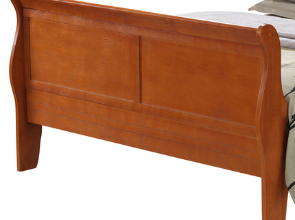 Louis Phillipe - Panel Sleigh Bed