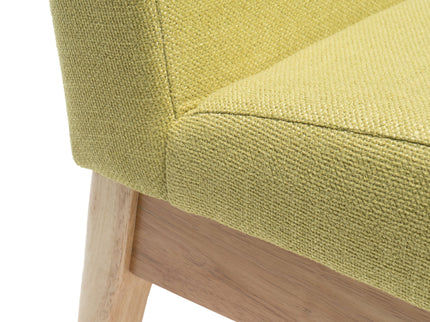 Contemporary Fabric Comfort Dining Chairs (Set of 2)