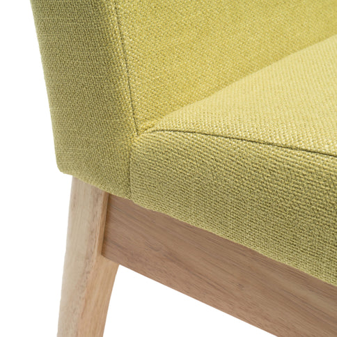 Contemporary Fabric Comfort Dining Chairs (Set of 2)