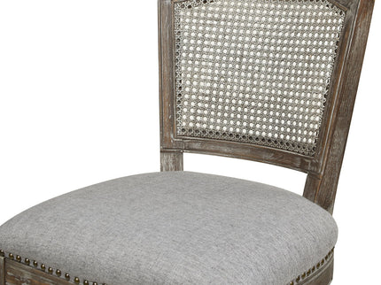 Triomphe - Rattan Wicker High Back Armless Counter Bar Stool