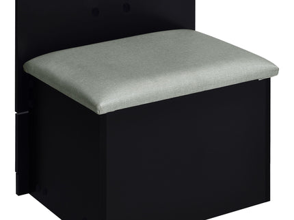 Ayuba - 3 Drawer Makeup Vanity Table With Mirror And Stool