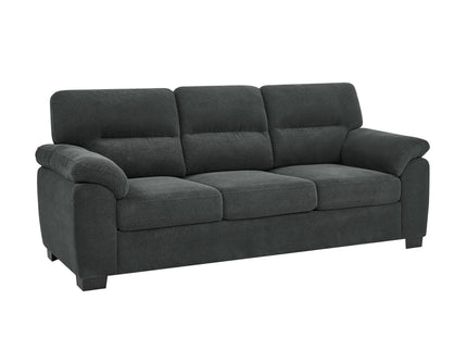 3 Seater Sofa With Padded Armrests And Triangular Leg