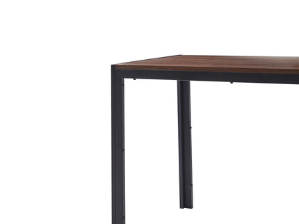 Creative Design Veneered MDF Wood Structure Rectangular Walnut Dining Table - Walnut
