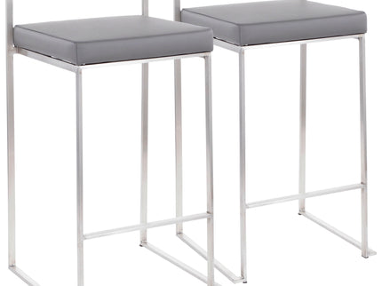 Fuji - Contemporary Elegant Stackable Counter Stool Set