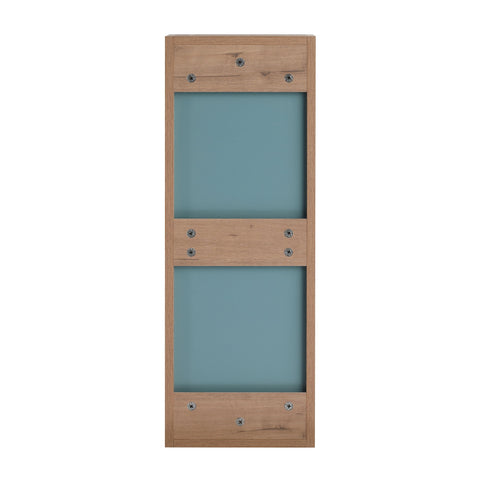 10" Wall Mounted Storage Cabinet, Bathroom Cabinet With Soft Close Door - Imitative Oak
