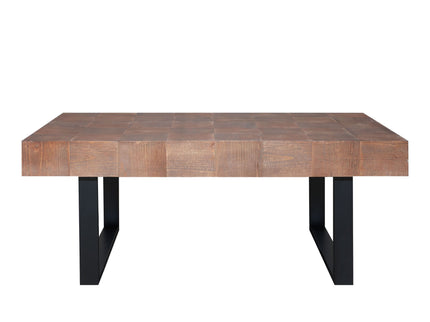 Rectangular Coffee Table With U-Shaped Legs Living Room - Multi