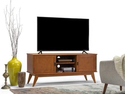 Draper - Handcrafted Mid Century Low TV Media Stand