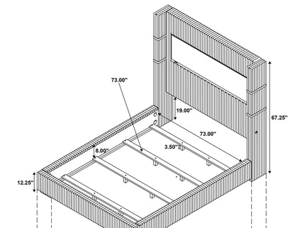 Judah - Flame Visualizer Bed