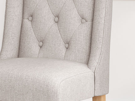 Vienna - Contemporary Fabric Tufted & Wingback Counter Stools (Set of 2)