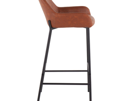Daniella - Industrial Fixed Height Bar Stool (Set of 2)