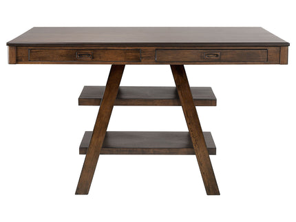 Ferrara - 5 Piece Counter Height Dining Set With Chairs - Walnut