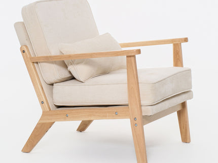 Living Room Chair With Lumbar Pillow