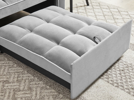 Modern 3 In 1 Sofa Bed Chair, Adjustable Recliner
