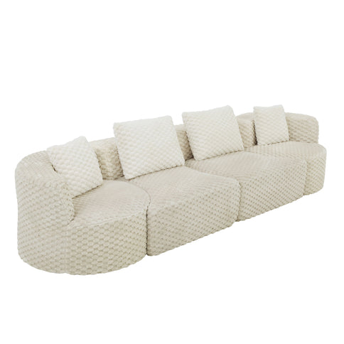 Modular Sectional Sofa With Free Combination Design