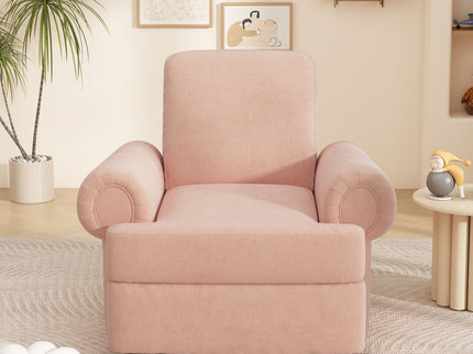 Manual Swivel Recliner Rocker Chair With Adjustable Backrest
